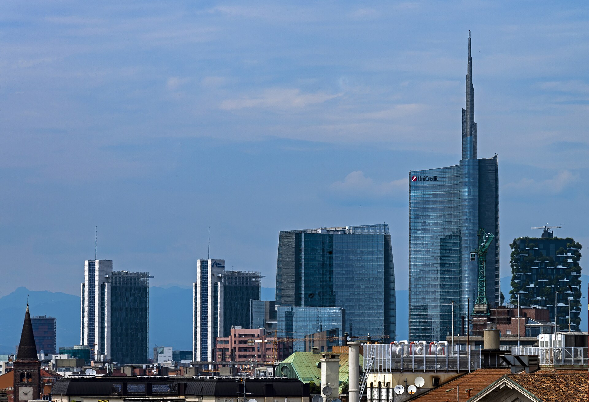 Skyline di Porta Nuova con il Bosco Verticale