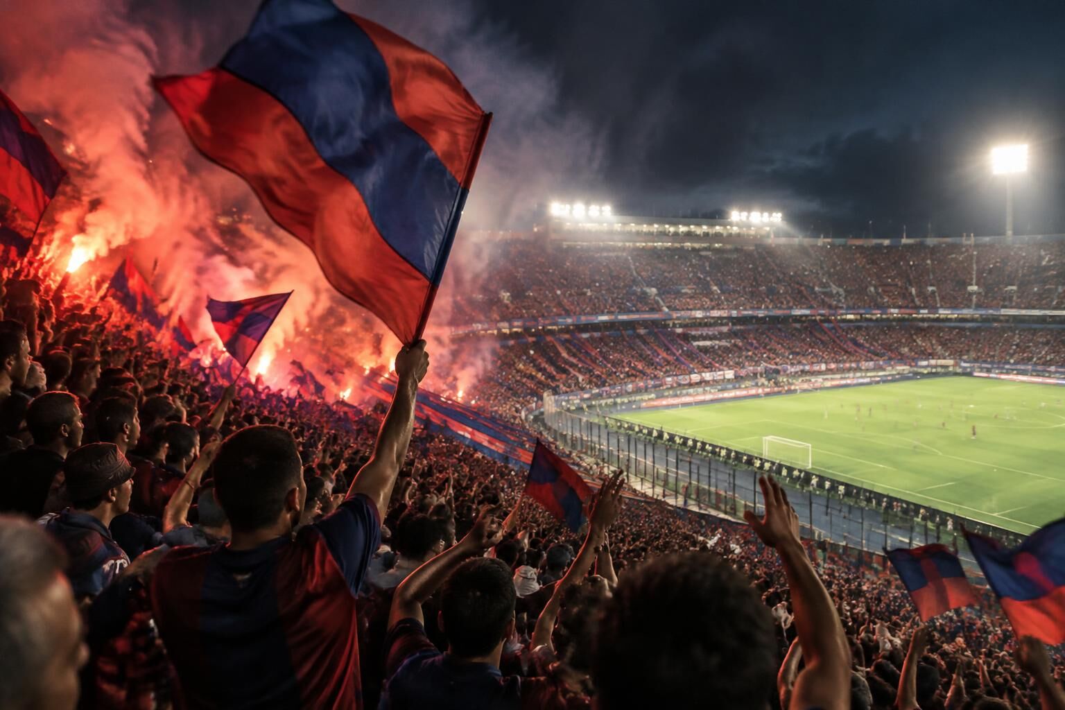 Afición en un partido de fútbol (imagen ilustrativa)