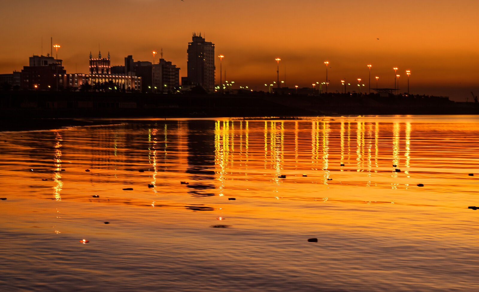 Bahía de Asunción al atardecer