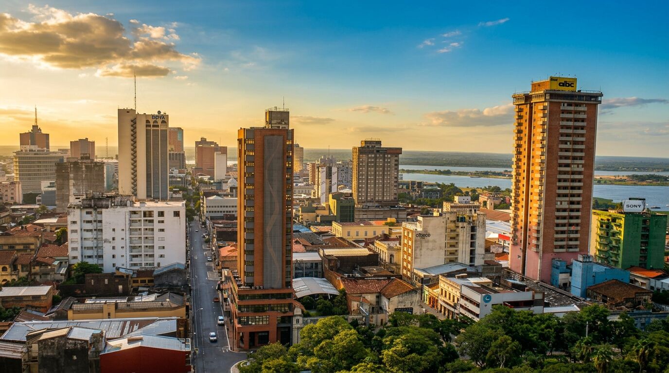 Panorámica del Centro Histórico de Asunción